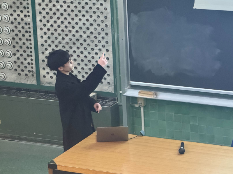 Morita's lecture session