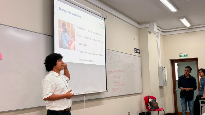 セバスチャンさんの講演の様子