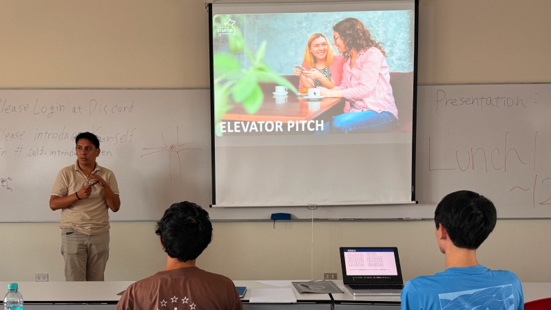 Josephさんのレクチャーの様子