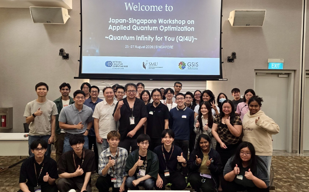 Group photo from QI4U Expo in Singapore 2026