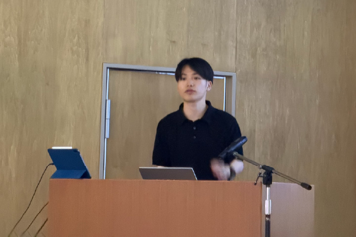 吉原 拓磨さんの講演の様子